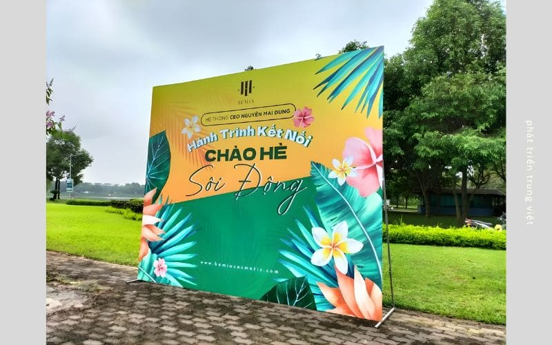 Backdrop chụp ảnh có chân